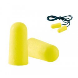 Rolowane wkładki przeciwhałasowe 3M™ E-A-Rsoft™ Yellow Neons (ES-01-001) bez sznurka