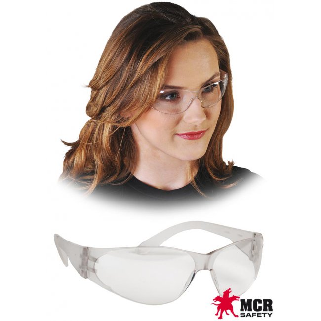 Przeciwodpryskowe okulary ochronne MCR-CHECKLITE