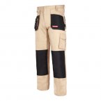 Spodnie robocze ochronne beżowe 100% bawełny Lahti Pro L40501